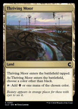 naokuroshop MTG [CLU][0253][土地][C][EN][興隆する湿地帯/Thriving Moor] NM