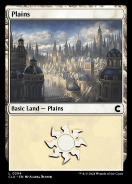 naokuroshop MTG [CLU][0254][土地][C][EN][平地/Plains] NM