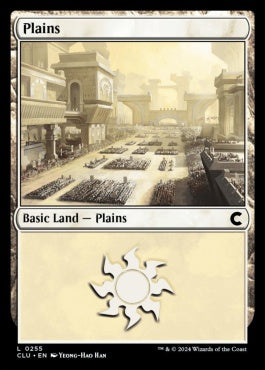 naokuroshop MTG [CLU][0255][土地][C][EN][平地/Plains] NM