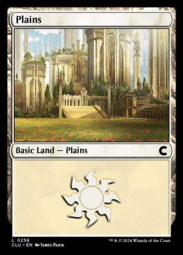 naokuroshop MTG [CLU][0256][土地][C][EN][平地/Plains] NM