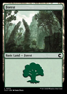 naokuroshop MTG [CLU][0272][土地][C][EN][森/Forest] NM