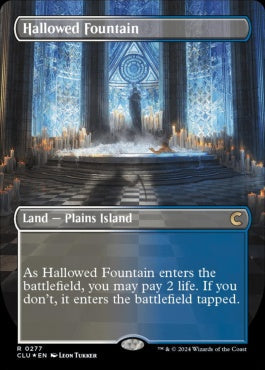 naokuroshop MTG [CLU][0277][土地][R][EN][神聖なる泉/Hallowed Fountain] NM