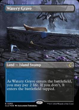 naokuroshop MTG [CLU][0283][土地][R][EN][湿った墓/Watery Grave] NM