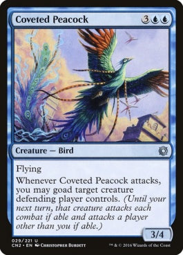 naokuroshop MTG [CN2][029][青][U][EN][切望の孔雀/Coveted Peacock] NM