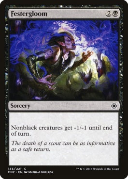 naokuroshop MTG [CN2][135][黒][C][EN][爛れ暗がり/Festergloom] NM