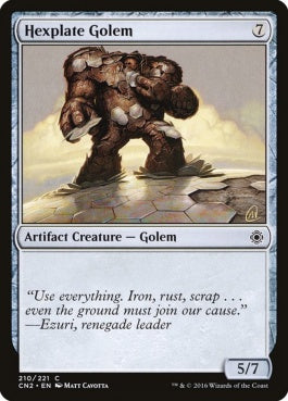 naokuroshop MTG [CN2][210][茶][C][EN][六角板のゴーレム/Hexplate Golem] NM