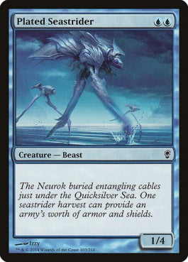 naokuroshop MTG [CNS][103][青][C][EN][板金鎧の海うろつき/Plated Seastrider] NM