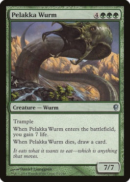 naokuroshop MTG [CNS][172][緑][U][EN][ペラッカのワーム/Pelakka Wurm] NM