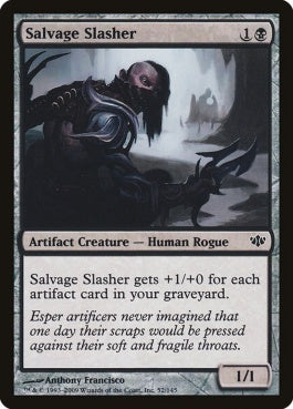 naokuroshop MTG [CON][052][黒][C][EN][回収する斬鬼/Salvage Slasher] NM