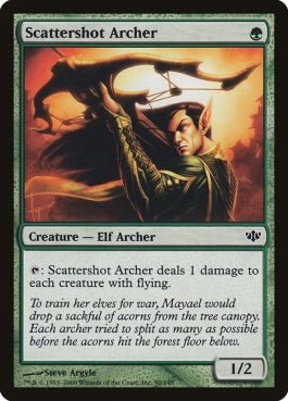 naokuroshop MTG [CON][090][緑][C][EN][散弾の射手/Scattershot Archer] NM