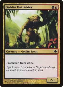 naokuroshop MTG [CON][109][多][C][EN][ゴブリンの異国者/Goblin Outlander] NM