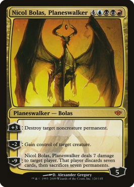 naokuroshop MTG [CON][120][多][M][EN][プレインズウォーカー、ニコル・ボーラス/Nicol Bolas, Planeswalker] NM