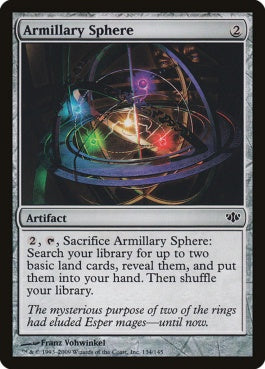 naokuroshop MTG [CON][134][茶][C][EN][天球儀/Armillary Sphere] NM