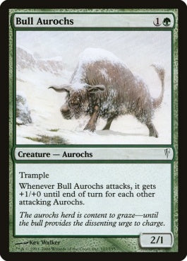 naokuroshop MTG [CSP][107][緑][C][EN][雄オーロクス/Bull Aurochs] NM