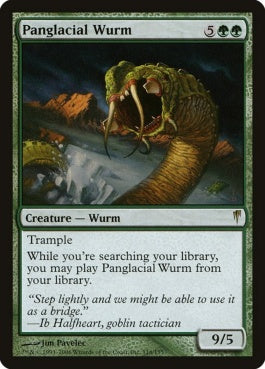 naokuroshop MTG [CSP][116][緑][R][EN][氷河跨ぎのワーム/Panglacial Wurm] NM