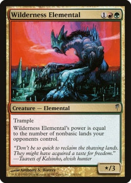 naokuroshop MTG [CSP][134][多][U][EN][荒野の精霊/Wilderness Elemental] NM