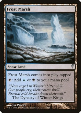 naokuroshop MTG [CSP][146][土地][U][EN][霜の湿地/Frost Marsh] NM