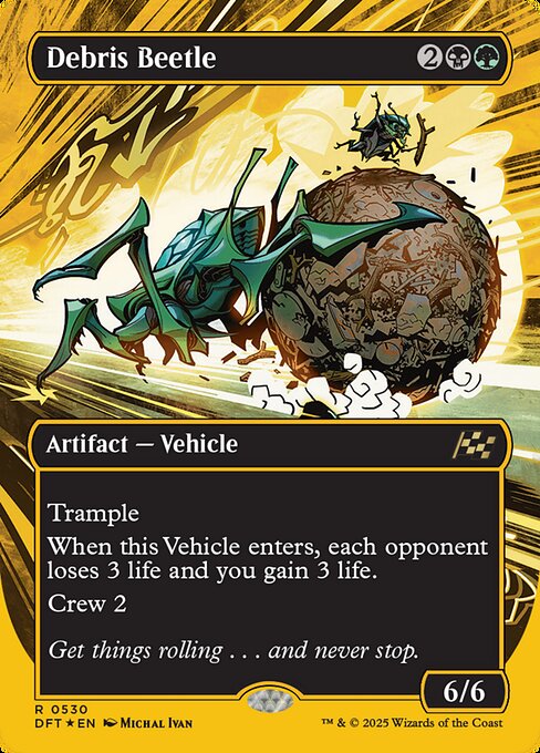 naokuroshop MTG [DFT][0530][多][R][EN][屑転がし/Debris Beetle] NM