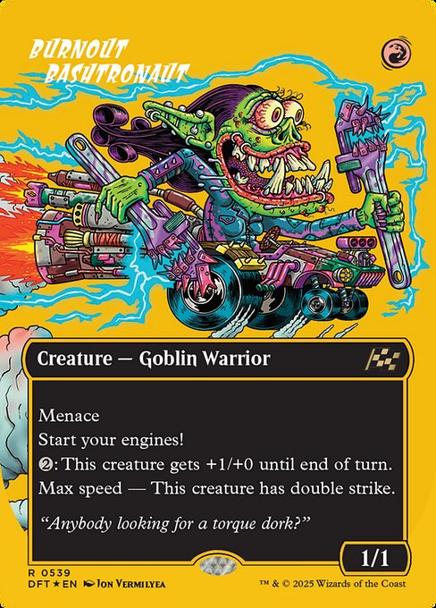 naokuroshop MTG [DFT][0539][赤][R][EN][焼き切る非行士/Burnout Bashtronaut] NM