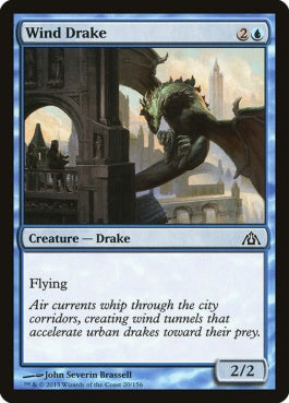 naokuroshop MTG [DGM][020][青][C][EN][風のドレイク/Wind Drake] NM