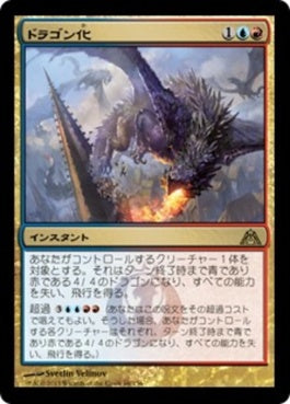 naokuroshop MTG [DGM][066][多][R][JP][ドラゴン化/Dragonshift] NM