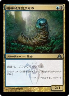 naokuroshop MTG [DGM][118][多][U][JP][植林地を這うもの/Woodlot Crawler] NM