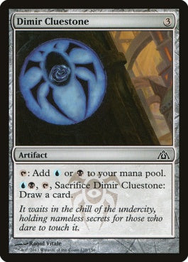 naokuroshop MTG [DGM][138][茶][C][EN][ディミーアの導き石/Dimir Cluestone] NM