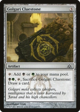 naokuroshop MTG [DGM][139][茶][C][EN][ゴルガリの導き石/Golgari Cluestone] NM