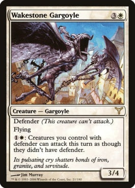 naokuroshop MTG [DIS][021][白][R][EN][覚醒石のガーゴイル/Wakestone Gargoyle] NM