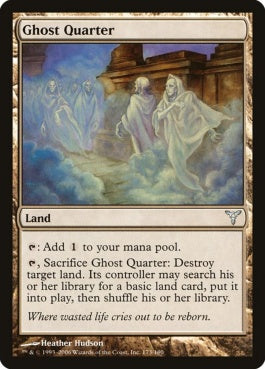 naokuroshop MTG [DIS][173][土地][U][EN][幽霊街/Ghost Quarter] NM