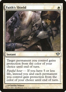 naokuroshop MTG [DKA][007][白][U][EN][信仰の盾/Faith's Shield] NM