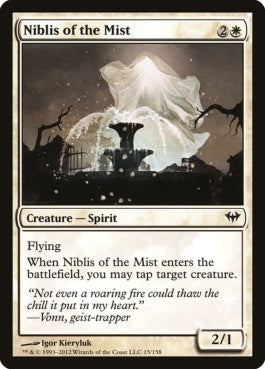 naokuroshop MTG [DKA][015][白][C][EN][霧のニブリス/Niblis of the Mist] NM