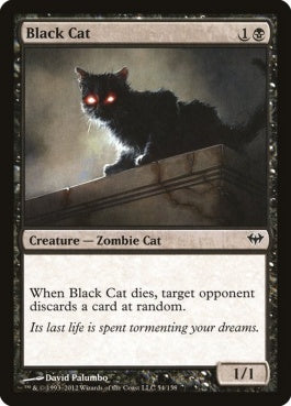 naokuroshop MTG [DKA][054][黒][C][EN][黒猫/Black Cat] NM