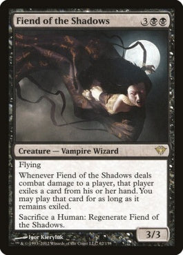 naokuroshop MTG [DKA][062][黒][R][EN][影の悪鬼/Fiend of the Shadows] NM