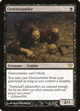 naokuroshop MTG [DKA][064][黒][R][EN][墓所這い/Gravecrawler] NM