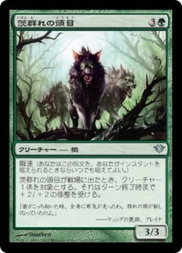 naokuroshop MTG [DKA][108][緑][U][JP][茨群れの頭目/Briarpack Alpha] NM