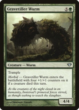 naokuroshop MTG [DKA][116][緑][U][EN][墓耕しのワーム/Gravetiller Wurm] NM