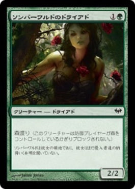 naokuroshop MTG [DKA][126][緑][C][JP][ソンバーワルドのドライアド/Somberwald Dryad] NM