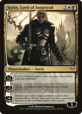 naokuroshop MTG [DKA][142][多][M][EN][イニストラードの君主、ソリン/Sorin, Lord of Innistrad] NM