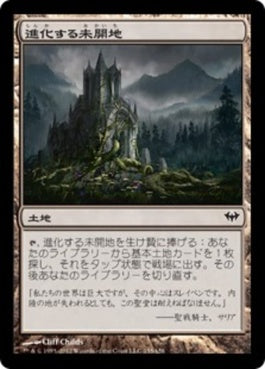 naokuroshop MTG [DKA][155][土地][C][JP][進化する未開地/Evolving Wilds] NM