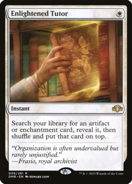 naokuroshop MTG [DMR][006][白][R][EN][悟りの教示者/Enlightened Tutor]（Foil） NM