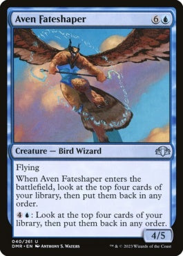 naokuroshop MTG [DMR][040][青][U][EN][運命をかたどるエイヴン/Aven Fateshaper]（Foil） NM