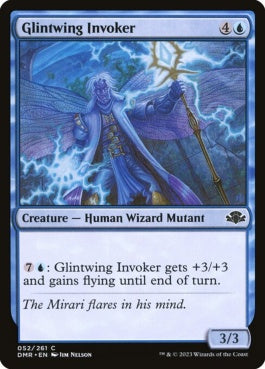 naokuroshop MTG [DMR][052][青][C][EN][きらめく翼の発動者/Glintwing Invoker]（Foil） NM