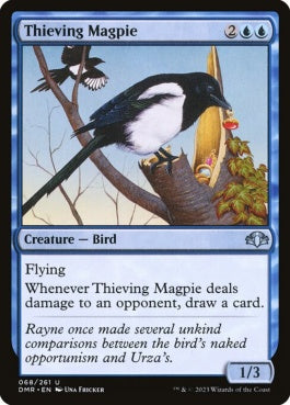 naokuroshop MTG [DMR][068][青][U][EN][泥棒カササギ/Thieving Magpie] NM