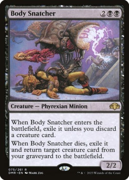 naokuroshop MTG [DMR][075][黒][R][EN][ボディ・スナッチャー/Body Snatcher]（Foil） NM