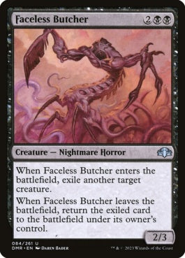 naokuroshop MTG [DMR][084][黒][U][EN][顔なしの解体者/Faceless Butcher]（Foil） NM