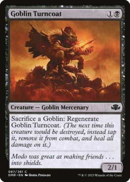 naokuroshop MTG [DMR][087][黒][C][EN][ゴブリンの裏切り者/Goblin Turncoat]（Foil） NM