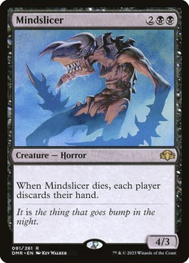 naokuroshop MTG [DMR][091][黒][R][EN][精神を刻むもの/Mindslicer]（Foil） NM