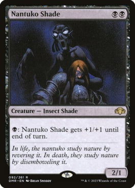 naokuroshop MTG [DMR][092][黒][R][EN][ナントゥーコの影/Nantuko Shade]（Foil） NM