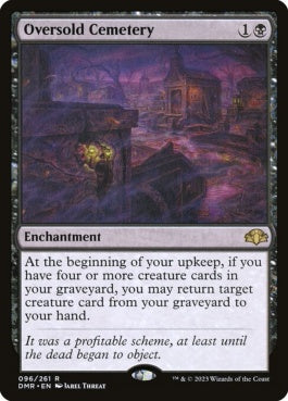 naokuroshop MTG [DMR][096][黒][R][EN][定員過剰の墓地/Oversold Cemetery]（Foil） NM